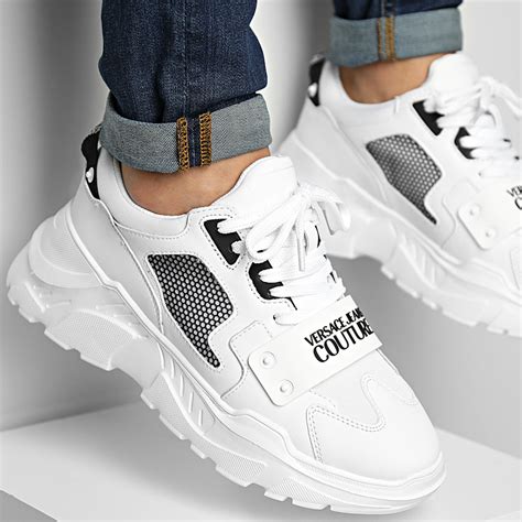 versace jeans white sneakers|versace jeans couture sneakers men's.